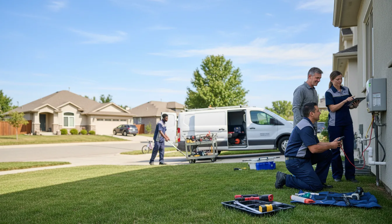Tankless water heater service in Crawfordsville, IA
